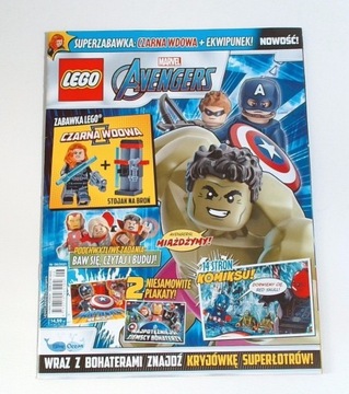 Lego Marvel Avengers - Komiks+2 Plakaty+Łamigówki