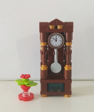 Lego Moc zegar stojący z wahadłem