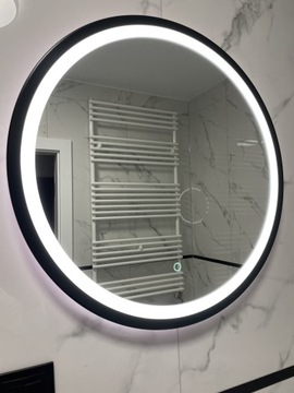 Lustro łazienkowe okrągłe LED 60x60