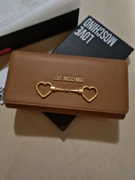 Nowy portfel duzy Love Moschino