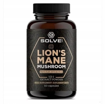 SOLVE LABS Lion's Mane Soplówka Jeżowata 60 kaps