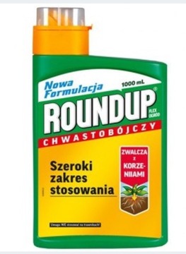 Roundup Flex Substral 1000 ml Niszczy Chwasty i Korzenie 