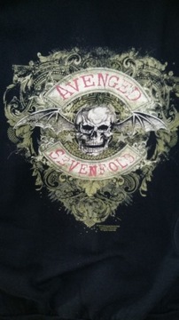 Bluza z kapturem Avenged Sevenfold czarna męska