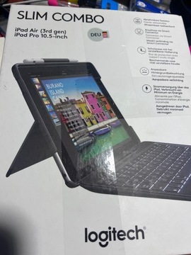 Klawiatura logitech SlimCombo IpadAir3gen+ipad10.5