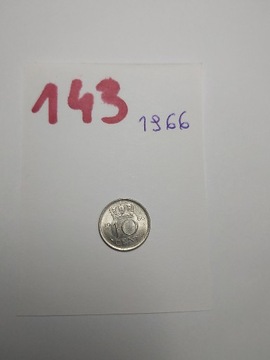 Moneta Holandia 10 centów, 1950-1980