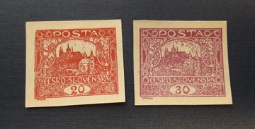 Znaczki Czechosłowacja 1919/1920 kasowane