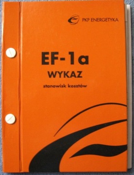 EF-1a  Instrukcja  wykaz stanowisk 