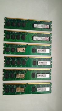 DDR2  1GB  6szt