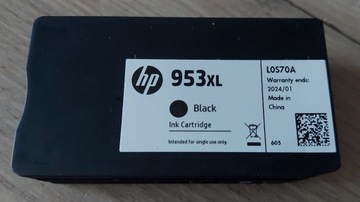 HP 953XL czarny oryginał 2024  42,5 ml super cena