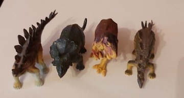 4szt. figurki dinozaury.