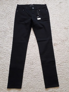 Spodnie damskie czarne jeans rozmiar 40