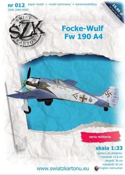 ŚzK 12 Focke-Wulf Fw 190 A4 1:33