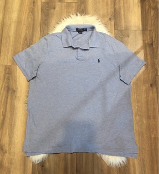 Błękitna koszula polo Polo Ralph Lauren XL