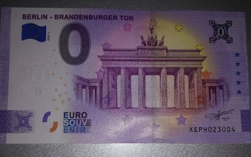 0 euro BERLIN-BRANDENBURGER TOR.
