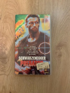 Kaseta wideo Schwarzenegger PREDATOR unikat VHS