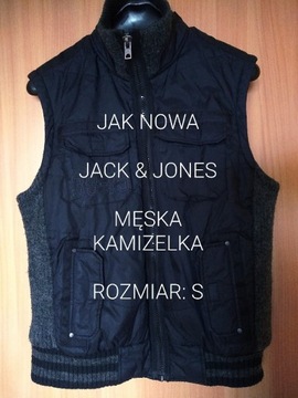 JACK & JONES Męska młodzieżowa kamizelka, Roz. S