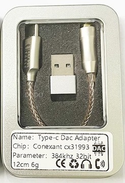 Conexant CX31993 DAC wzmacniacz słuchawkowy USB-C 