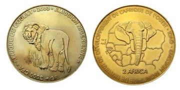 Niger 3000 franków, lew 2003