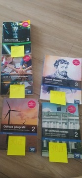 Podręczniki szkolne po klasie 8 liceum/technikum