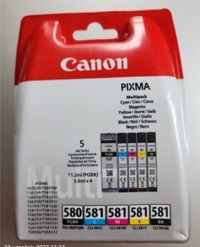 Tusz Canon PGI-580/CLI-581 BK/CMYK MULTI 2078C005