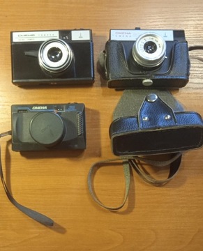 Zestaw 3 aparatów fotograficznych SMIENA 