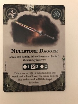 Wh Underworlds Nullstone Dagger altern. karta
