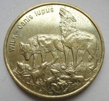 2 ZŁOTE NORDIC GOLD WILKI 1999