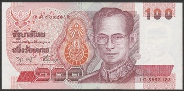 Tajlandia 100 baht 1994 - stan bankowy UNC