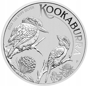 Kookaburra 2023 moneta srebrna 1 oz uncja ag999