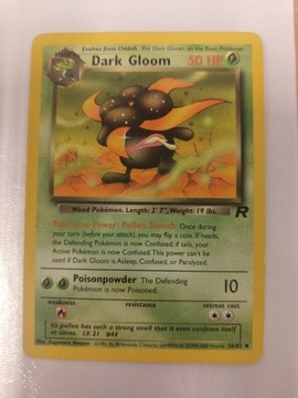 Pokemon Karta TCG Dark Gloom 36/82 Team Rocket