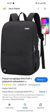 Plecak nowy maxtop