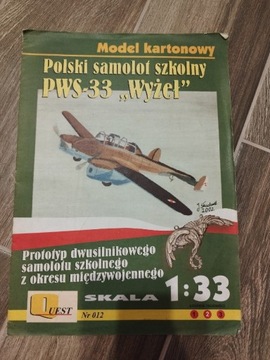 Model kartonowy PWS 33 "Wyżeł"