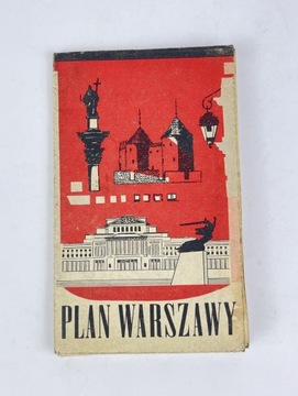 Plan Warszawy z 1968 r.