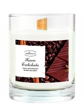 Kawa - Czekolada Sojowa świeca zapachowa