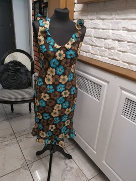 Sukienka koktailowa, boho, vintage ,R. M, 38