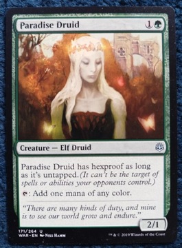 Paradise Druid - War of the Spark - Near Mint