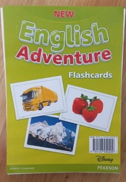 NEW ENGLISH ADVENTURES 2 flashcards JAK NOWE!