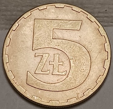 5 zł złotych 1979 r. - niski nakład: 5.097.500 szt