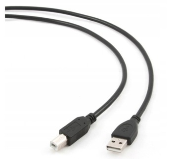 Kabel USB A-B Gembird czarny 3.0m