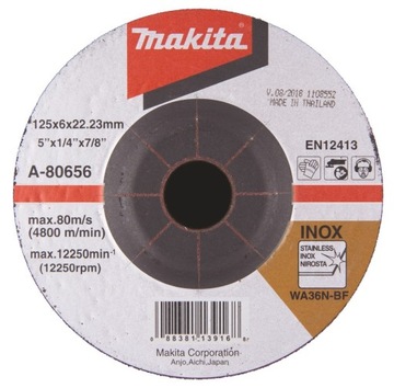 Makita A80656 tarcza do metalu i stali nierdzewnej