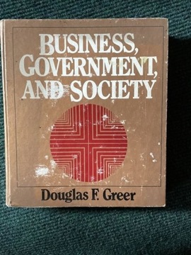 Książka „Business, Government, and Society” Dougla