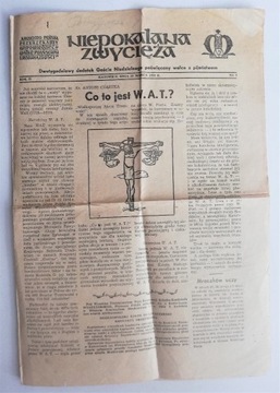 Gazetka katolicka „Niepokalana zwycięża” 1958 r.