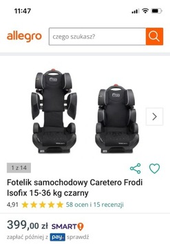 Fotelik samochodowy 15-36