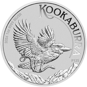 Kookaburra 2024 Perth Mint 1 oz 9999 srebra 