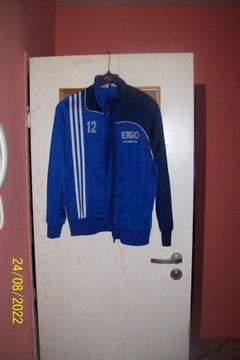 bluza adidas orginał niebiesko czarna 