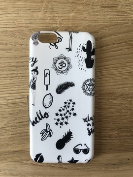 Etui iPhone 6 - czarno-białe