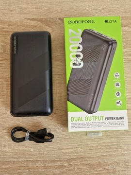 Borofone Power Bank 20000mAh BJ27A Pindar - 2xUSB 