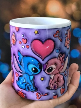 Kubek z nadrukiem Stitch Stich Disney prezent dziecko urodziny 330ml