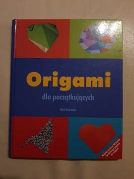 książka origami dla początkujących Nick Robinson