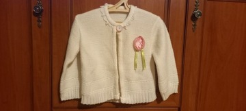 Elegancki sweter dla dziewczynki 74/80